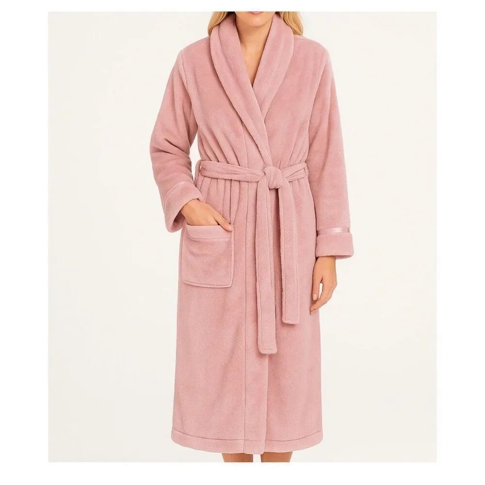 NWT Carole Hockman size  M double sided  robe in rose color.